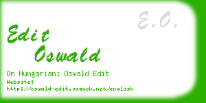 edit oswald business card